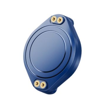Blue IPX68 Waterproof Airtag Protective Case for Pet Collar Tracker - 1