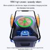 Smart Induction Wireless Charger Car Cell Phone Holder Solar Fast Charging - 4