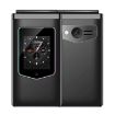 HAMTOD T8 4G Flip Phone EU Version 2.8 inch VoLTE BT SOS OTG Black - 1