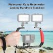 PULUZ Dual Silicone Handles Diving Rig for GoPro - Red - 2