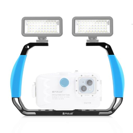 PULUZ Dual Silicone Handles Diving Rig for GoPro - Blue - 1