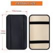 Car Center Console Cover Mat Fiber Leather Embossed Double Line Armrest Cover - 6