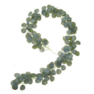 Picture of Artificial Greenery Eucalyptus Leaf Vine Simulation Rattan Home Decoration, Style: 2m Eucalyptus Gray White
