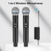 Picture of PULUZ 1 To 2 Wireless Microphones with LED Display, 6.35mm Transmitter (Black)