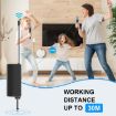 PULUZ 1 To 2 Wireless Microphones with LED Display, 6.35mm Transmitter - 8