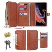Samsung Galaxy Note9 Zipper Wallet Leather Phone Case - Orange - 2