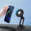 Picture of Automotive Magnetic Cell Phone Holder Car Dashboard Navigation Fixed Support Clip (Black)