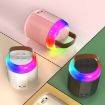 Portable Bluetooth Speaker Outdoor Karaoke Audio Y1 White - 2