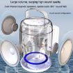 Portable Bluetooth Speaker Outdoor Karaoke Audio Y1 White - 5