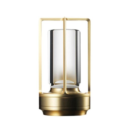 Vintage Aluminum Cross Table Lamp Hotel Portable Outdoor Camping Night Light - 1