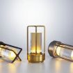 Vintage Aluminum Cross Table Lamp Hotel Portable Outdoor Camping Night Light - 4