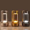 Vintage Aluminum Cross Table Lamp Hotel Portable Outdoor Camping Night Light - 2