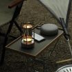 Vintage Aluminum Cross Table Lamp Hotel Portable Outdoor Camping Night Light - 7