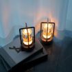 Vintage Aluminum Cross Table Lamp Hotel Portable Outdoor Camping Night Light - 9