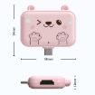 3 In 1 Type-C Docking Station USB Hub Pink - 3