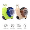 Children's Gray Crawling Snail Toy - Sound & Light Projection Fun - 3