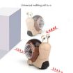Children's Gray Crawling Snail Toy - Sound & Light Projection Fun - 4