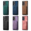 Samsung Galaxy S8 Retro Leather Card Bag Magnetic Phone Case - Black - 7