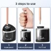 TENWIN Electrical Pencil Sharpener - Pink - 5
