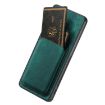 Samsung Galaxy S9 Retro Leather Card Bag Magnetic Phone Case Green - 4