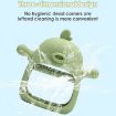 Cute Ducks Teething Toys Baby Infant Teething Pacifying Silicone - Olive Green - 7