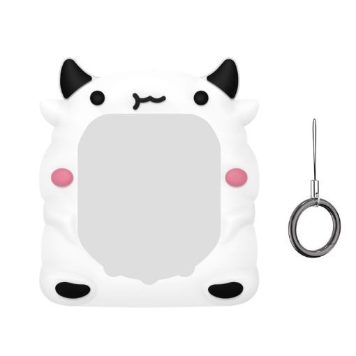 Tamagotchi Uni (2023) Silicone Protective Case - White Cow - 1