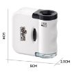 Portable Mini Microscope Pendant With LED Lights - Blue - 2