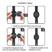 Samsung Galaxy SmartTag Silicone Waterproof Strap Children Wristband Cover - 5