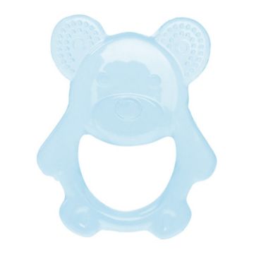 Childrens Silicone Bear Bites Teething Stick Toy (Blue) - 1