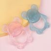 Childrens Silicone Bear Bites Teething Stick Toy (Blue) - 2