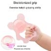 Childrens Silicone Bear Bites Teething Stick Toy (Blue) - 4