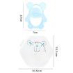 Childrens Silicone Bear Bites Teething Stick Toy (Pink) - 3