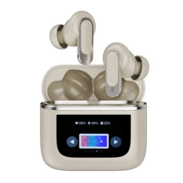 ANC Wireless Bluetooth Earphones - Champagne Gold - 1