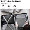 Compression Mesh Travel Cubes Packing Bags - 6 in 1 (Black) - 5
