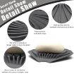 Drainable Silicone Soap Box - White - Non-Slip Soap Holder - 7