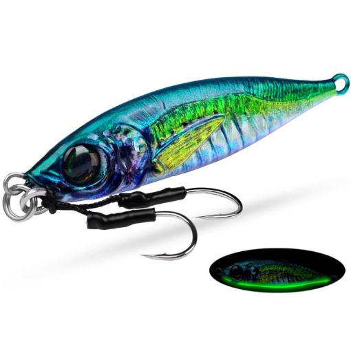 PROBEROS LF137 3D Bionic Lure Bass Fishing Bait 28g (Color A) - 1