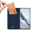 For Honor Magic6 DUX DUCIS Blue Leather Phone Case - 3