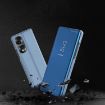 For Honor X7b Blue Leather Phone Case with Holder - 2