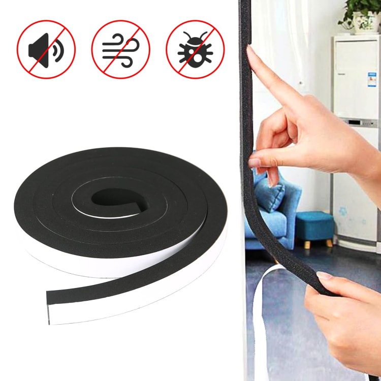 2m/Roll 2cm Width 5mm Thickness Foam Strips With Adhesive High Density ...