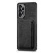 Samsung Galaxy A71 Retro Leather Card Bag Magnetic Phone Case - Black - 2