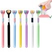 YALINA Three Sided Toothbrush Soft Hair 360 Degree V Shaped Toothbrush for Kids - 2
