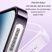 2pcs/Set iPhone 12/13/14/15 Speaker Dust-Proof Mesh Protective Film (Purple) - 7