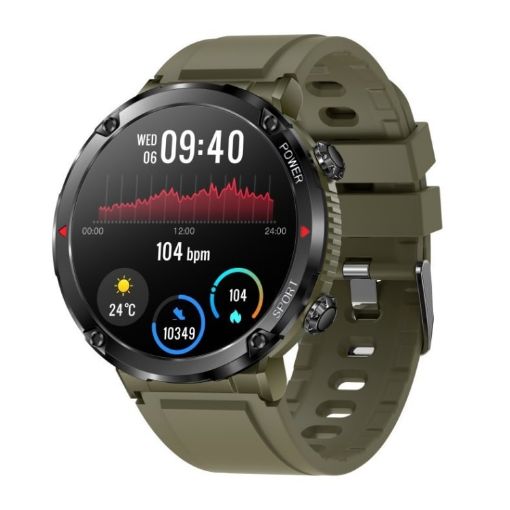 T30 1.6" Outdoor Sports Waterproof Smart Music Bluetooth Call Watch - 1