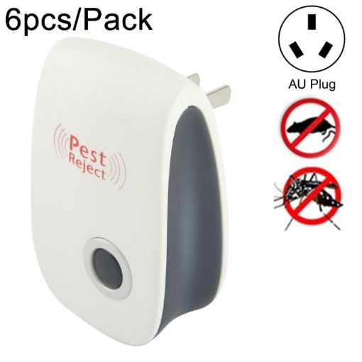 Ultrasonic Cockroach Mosquito Pest Repeller 6pcs/Pack AU Plug - 1
