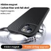 iPhone 15 MagSafe Kevlar Fiber Shockproof Case - Black - 6