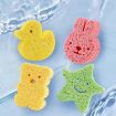Baby Bathing Wood Pulp Sponge Duck - 3