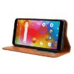 Boost Mobile Bounce 4G Leather Phone Case (Brown) - 5