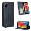Boost Mobile Bounce 4G Blue Leather Phone Case - 1