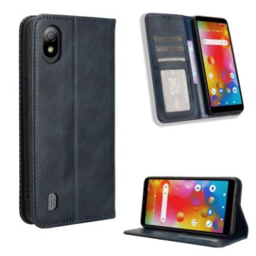 Boost Mobile Bounce 4G Blue Leather Phone Case - 1