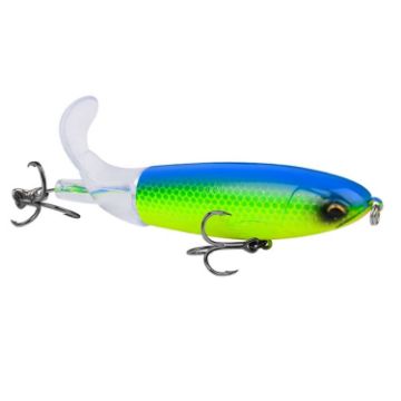 Picture of PROBEROS DW601 360 Degree Rotating Propeller Lures Topwater Tethered Tractor Floating Fake Fish Bait, Size: 14.5cm/32.5g (Color A)